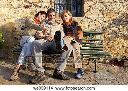 autumn, bench, amusement View Large Photo Image Picture - autumn, bench, amusement. Fotosearch
