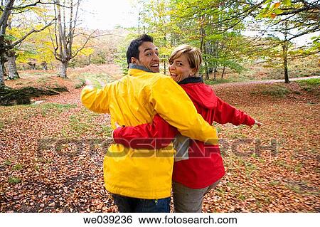 autumn, companionship, amusement View Large Photo Image Stock Photograph - autumn, companionship, amusement. Fotosearch