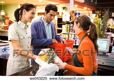 bag, basket, buy, buying, Cash register View Large Photo Image Stock Photography - bag, basket, buy, buying, Cash register. Fotosearch