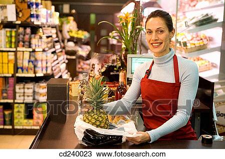 bag, Cash register, apron View Large Photo Image Stock Image - bag, Cash register, apron. Fotosearch