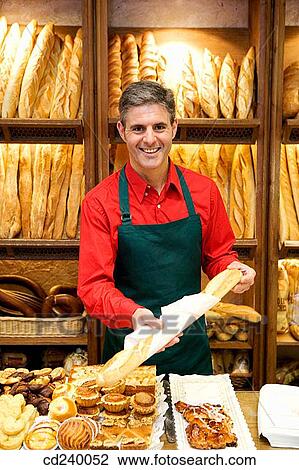 baker, bread, bakery, Baker's shop, 30's View Large Photo Image Stock Image - baker, bread, bakery, Baker's shop, 30's. Fotosearch