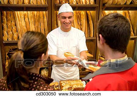baker, bread, bakery, Baker's shop, 30's View Large Photo Image Stock Image - baker, bread, bakery, Baker's shop, 30's. Fotosearch