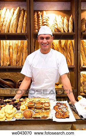 baker, bread, bakery, Baker's shop, 30's View Large Photo Image Stock Image - baker, bread, bakery, Baker's shop, 30's. Fotosearch