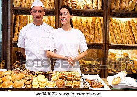baker, bread, bakery, Baker's shop, 30's View Large Photo Image Stock Image - baker, bread, bakery, Baker's shop, 30's. Fotosearch