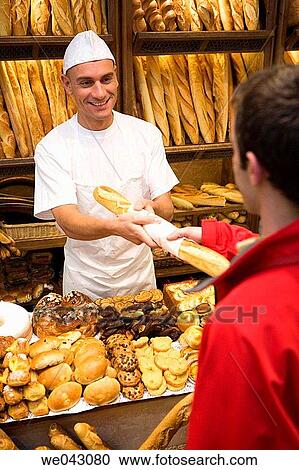baker, bread, bakery, Baker's shop, 30's View Large Photo Image Stock Image - baker, bread, bakery, Baker's shop, 30's. Fotosearch