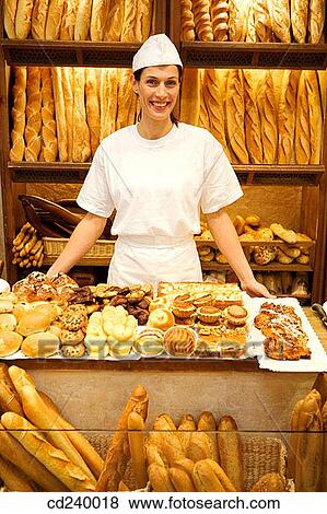 baker, bread, bakery, Baker's shop, 30's View Large Photo Image Stock Photo - baker, bread, bakery, Baker's shop, 30's. Fotosearch