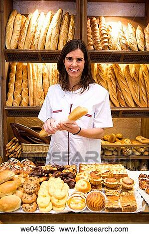 baker, bread, bakery, Baker's shop, 30's View Large Photo Image Stock Photography - baker, bread, bakery, Baker's shop, 30's. Fotosearch
