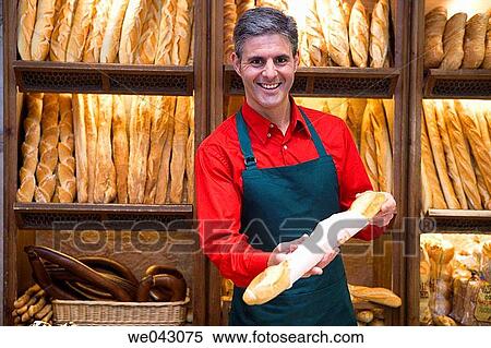 baker, bread, bakery, Baker's shop, 30's View Large Photo Image Stock Photography - baker, bread, bakery, Baker's shop, 30's. Fotosearch
