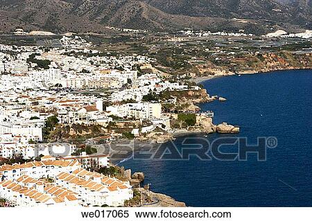 Stock Photography - Balc? n de Europa, Nerja. La Axarqu? a, Costa del Sol. Mßlaga province, Andalusia, Spain. Fotosearch