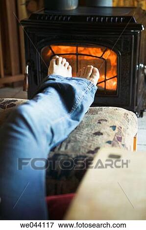 barefoot, chilling out, calm, at-home View Large Photo Image Stock Photo - barefoot, chilling out, calm, at-home. Fotosearch