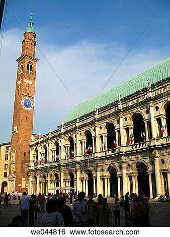 Basilica Palladiana in Piazza dei Signori. Vicenza. Veneto, Italy View Large Photo Image Stock Photograph - Basilica Palladiana in Piazza dei Signori. Vicenza. Veneto, Italy. Fotosearch