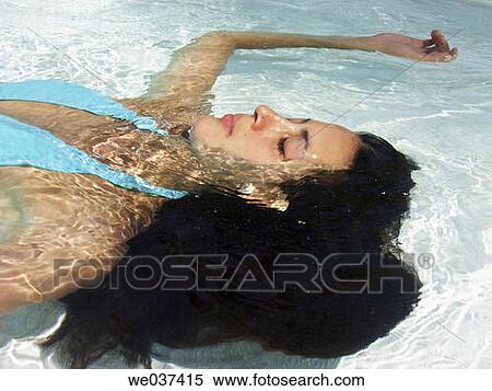 bathe, bathing, brunette, calm View Large Photo Image Stock Photography - bathe, bathing, brunette, calm. Fotosearch
