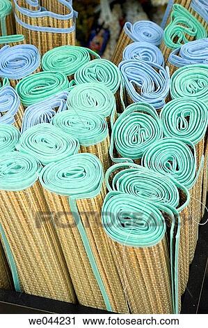 Beach mats. View Large Photo Image Stock Image - Beach mats.. Fotosearch