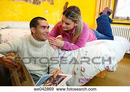 bed, bedroom, chat View Large Photo Image Stock Photo - bed, bedroom, chat. Fotosearch