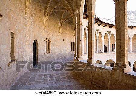 Bellver castle, Palma de Mallorca. Majorca, Balearic Islands. Spain View Large Photo Image Stock Image - Bellver castle, Palma de Mallorca. Majorca, Balearic Islands. Spain. Fotosearch