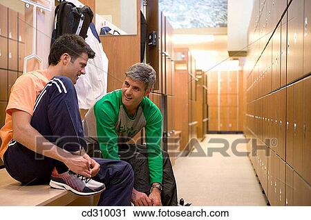 bench, chat, changing-room, 30's View Large Photo Image Stock Image - bench, chat, changing-room, 30's. Fotosearch