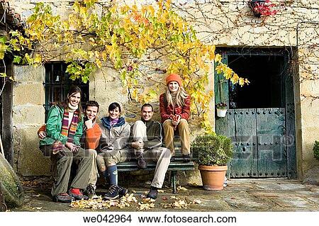 bench, contemporary, autumn View Large Photo Image Picture - bench, contemporary, autumn. Fotosearch