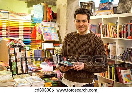 black hair, bookshop, book, 30's View Large Photo Image Stock Photography - black hair, bookshop, book, 30's. Fotosearch