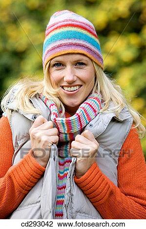 blond, cap, autumn View Large Photo Image Stock Image - blond, cap, autumn. Fotosearch
