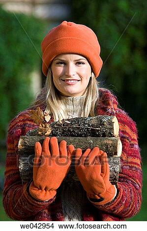 blond, carrying, carry, autumn View Large Photo Image Picture - blond, carrying, carry, autumn. Fotosearch