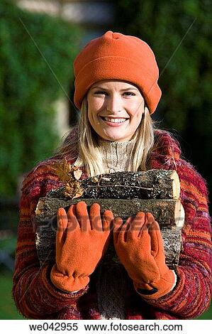 blond, carrying, carry, autumn View Large Photo Image Stock Photography - blond, carrying, carry, autumn. Fotosearch