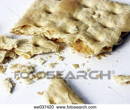 broken, Close-up, cracker, detail, food View Large Photo Image Stock Image - broken, Close-up, cracker, detail, food. Fotosearch