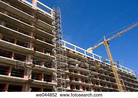 Buildings under construction View Large Photo Image Stock Image - Buildings under construction. Fotosearch