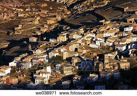 Stock Image - Calcena. Zaragoza. Arag? n. Spain.. Fotosearch