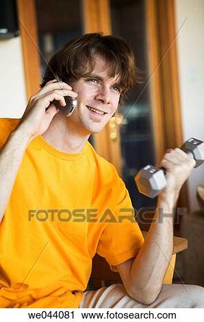 calling, cell phone, at-home View Large Photo Image Stock Image - calling, cell phone, at-home. Fotosearch
