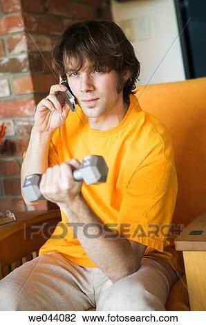 calling, cell phone, at-home View Large Photo Image Stock Image - calling, cell phone, at-home. Fotosearch