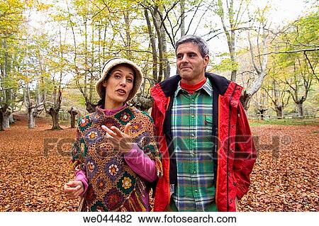 Stock Image - calm, chat, autumn. Fotosearch