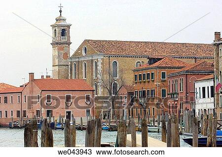 Canal view, Murano. Venice lagoon, Veneto, Italy View Large Photo Image Stock Image - Canal view, Murano. Venice lagoon, Veneto, Italy. Fotosearch