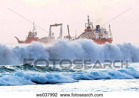 Cargo ship, commerce, day, economy, foam View Large Photo Image Stock Image - Cargo ship, commerce, day, economy, foam. Fotosearch