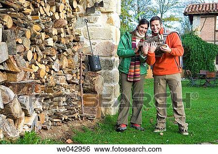 Stock Photograph - carry, carrying, autumn. Fotosearch
