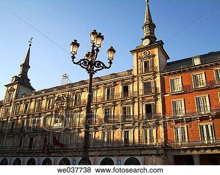 Casa de Panader? a. Plaza Mayor. Madrid. Spain View Large Photo Image Stock Photo - Casa de Panader? a. Plaza Mayor. Madrid. Spain. Fotosearch