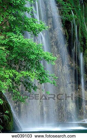 Cascades in Plitvice Lakes National Park. Croatia View Large Photo Image Stock Image - Cascades in Plitvice Lakes National Park. Croatia. Fotosearch