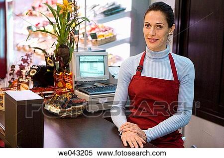 Cash register, commerce, apron View Large Photo Image Stock Photography - Cash register, commerce, apron. Fotosearch