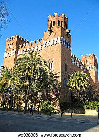 Castell dels Tres Dragons (? Three Dragons Castle? ). Museum of Natural Science at Ciutadella Park (Geology Museum and Zoology Museum). Barcelona. Catalonia. Spain. View Large Photo Image Stock Photograph - Castell dels Tres Dragons (? Three Dragons Castle? ). Museum of Natural Science at Ciutadella Park (Geology Museum and Zoology Museum). Barcelona. Catalonia. Spain.. Fotosearch
