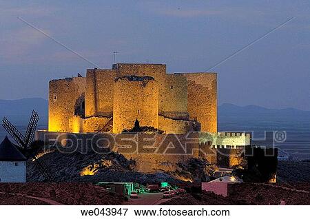 Castle, Consuegra. Toledo province, Castilla-La Mancha, Spain View Large Photo Image Stock Photo - Castle, Consuegra. Toledo province, Castilla-La Mancha, Spain. Fotosearch