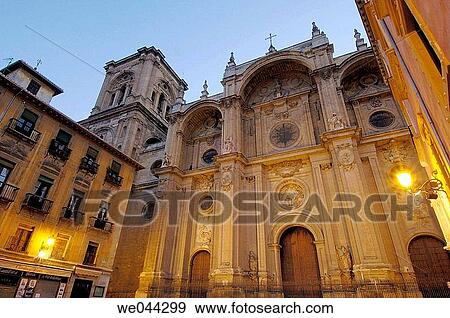 Cathedral, Granada. Andalusia, Spain View Large Photo Image Stock Photo - Cathedral, Granada. Andalusia, Spain. Fotosearch