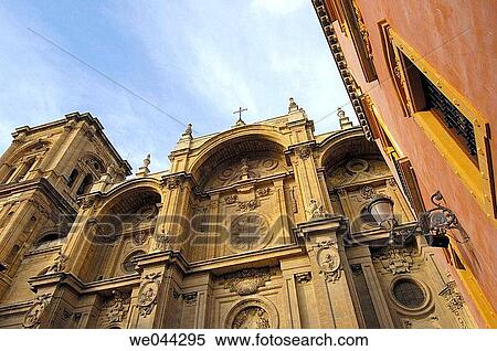 Stock Photography - Cathedral, Granada. Andalusia, Spain. Fotosearch