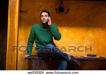 cell phone, communication, autumn View Large Photo Image Picture - cell phone, communication, autumn. Fotosearch