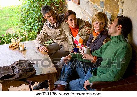 chat, autumn View Large Photo Image Stock Photograph - chat, autumn. Fotosearch
