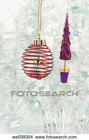 Picture - Christmas ornaments. Fotosearch