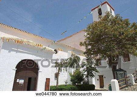 Church, Capileira, Las Alpujarras. Granada province, Andalusia. Spain View Large Photo Image Stock Image - Church, Capileira, Las Alpujarras. Granada province, Andalusia. Spain. Fotosearch