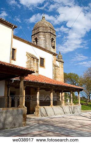 Church of Santa Mar? a de Sßbada, Lastres. Colunga, Asturias, Spain View Large Photo Image Stock Photo - Church of Santa Mar? a de Sßbada, Lastres. Colunga, Asturias, Spain. Fotosearch