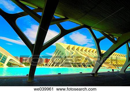 City of Arts and Sciences by S. Calatrava, Valencia. Comunidad Valenciana, Spain View Large Photo Image Stock Image - City of Arts and Sciences by S. Calatrava, Valencia. Comunidad Valenciana, Spain. Fotosearch