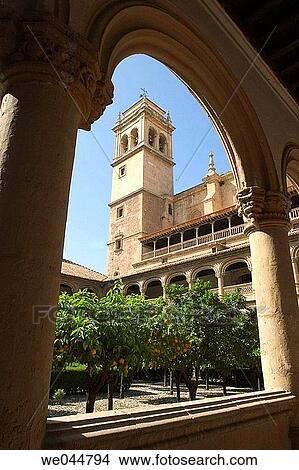 Cloister of the San Jeronimo Convent at Granada. Spain. View Large Photo Image Picture - Cloister of the San Jeronimo Convent at Granada. Spain.. Fotosearch