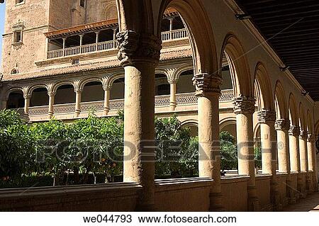 Cloister of the San Jeronimo Convent at Granada. Spain. View Large Photo Image Stock Image - Cloister of the San Jeronimo Convent at Granada. Spain.. Fotosearch