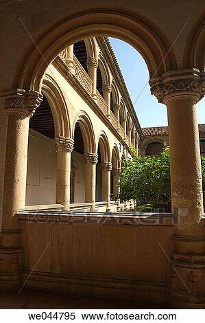 Cloister of the San Jeronimo Convent at Granada. Spain. View Large Photo Image Stock Photography - Cloister of the San Jeronimo Convent at Granada. Spain.. Fotosearch